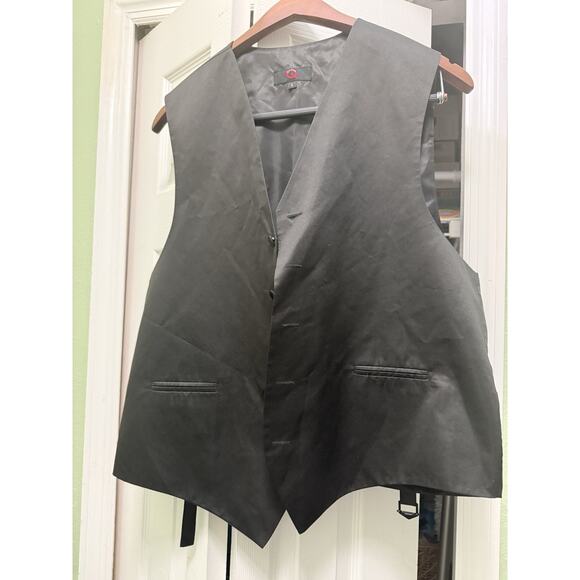 Men’s Satin Suit Vest size large - Picture 1 of 4